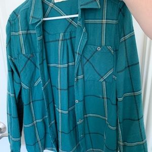Green Plaid Flannel